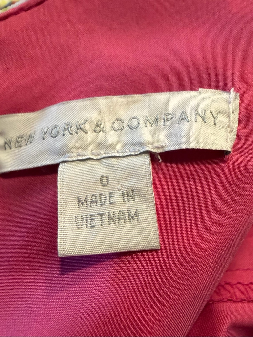 New York & Company Pleated Fit & Flare with Raw Hem and Pockets - Picture 6 of 8